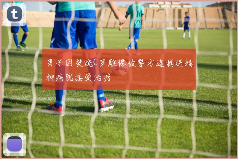 男子因焚烧C罗雕像被警方逮捕送精神病院接受治疗