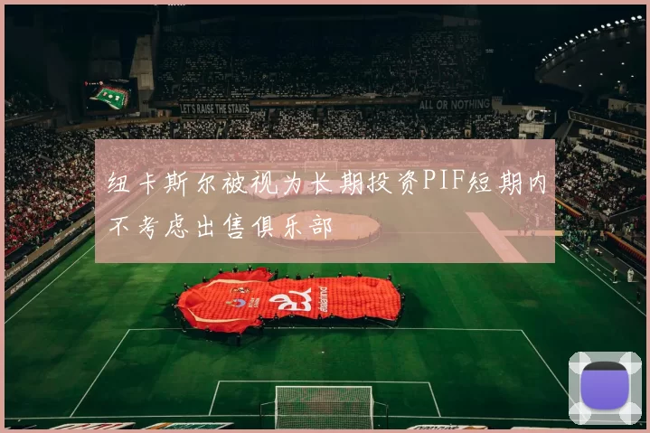 纽卡斯尔被视为长期投资PIF短期内不考虑出售俱乐部